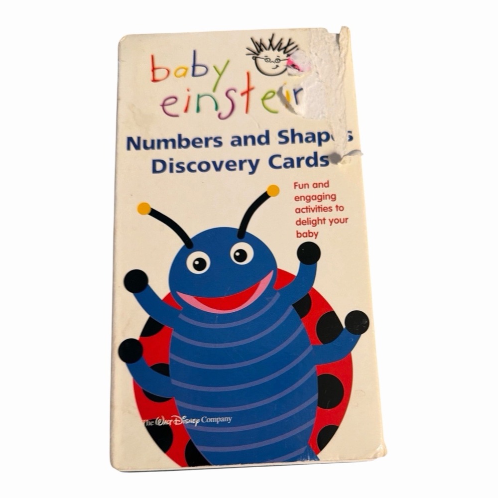 Baby Einstein Number and  Shapes Discovery Cards- 30+ Cards - 2004